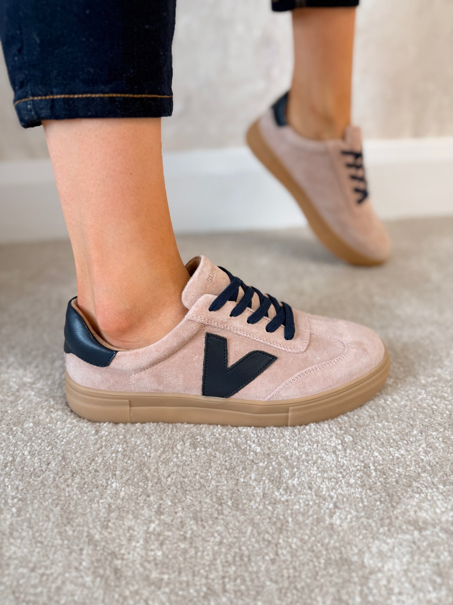 Ninety Dusky Blues Trainers