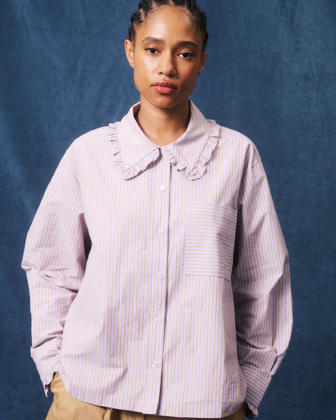 Lilac Stripe Shirt