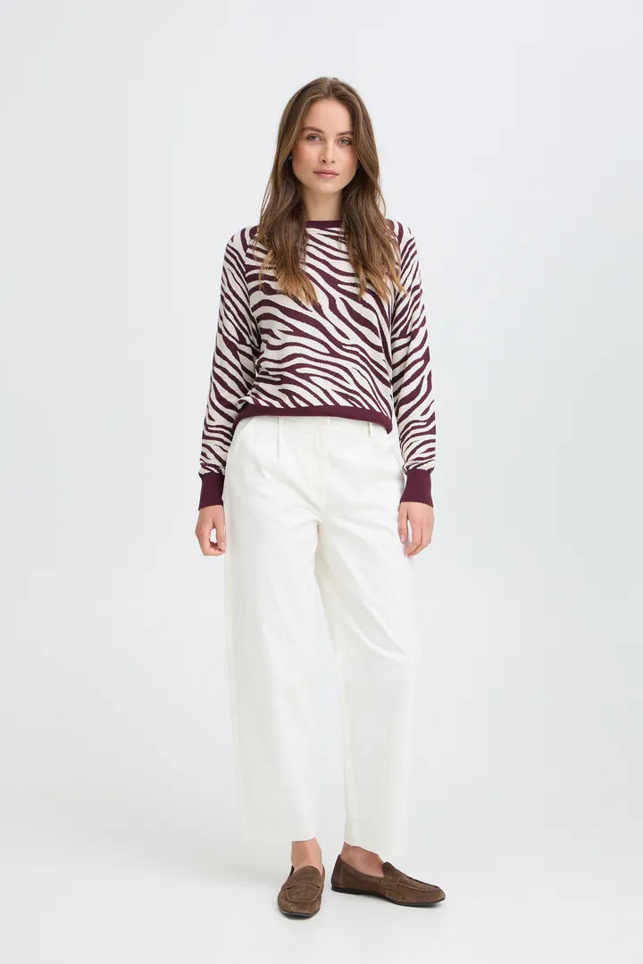 Morla Oneck Jacquard Jumper