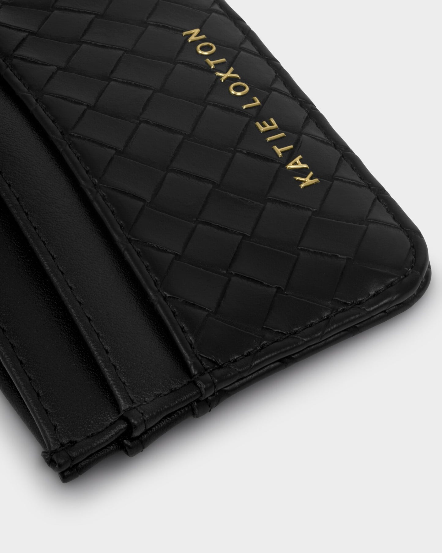 KLB4205 Nova Woven Texture Card holder Black