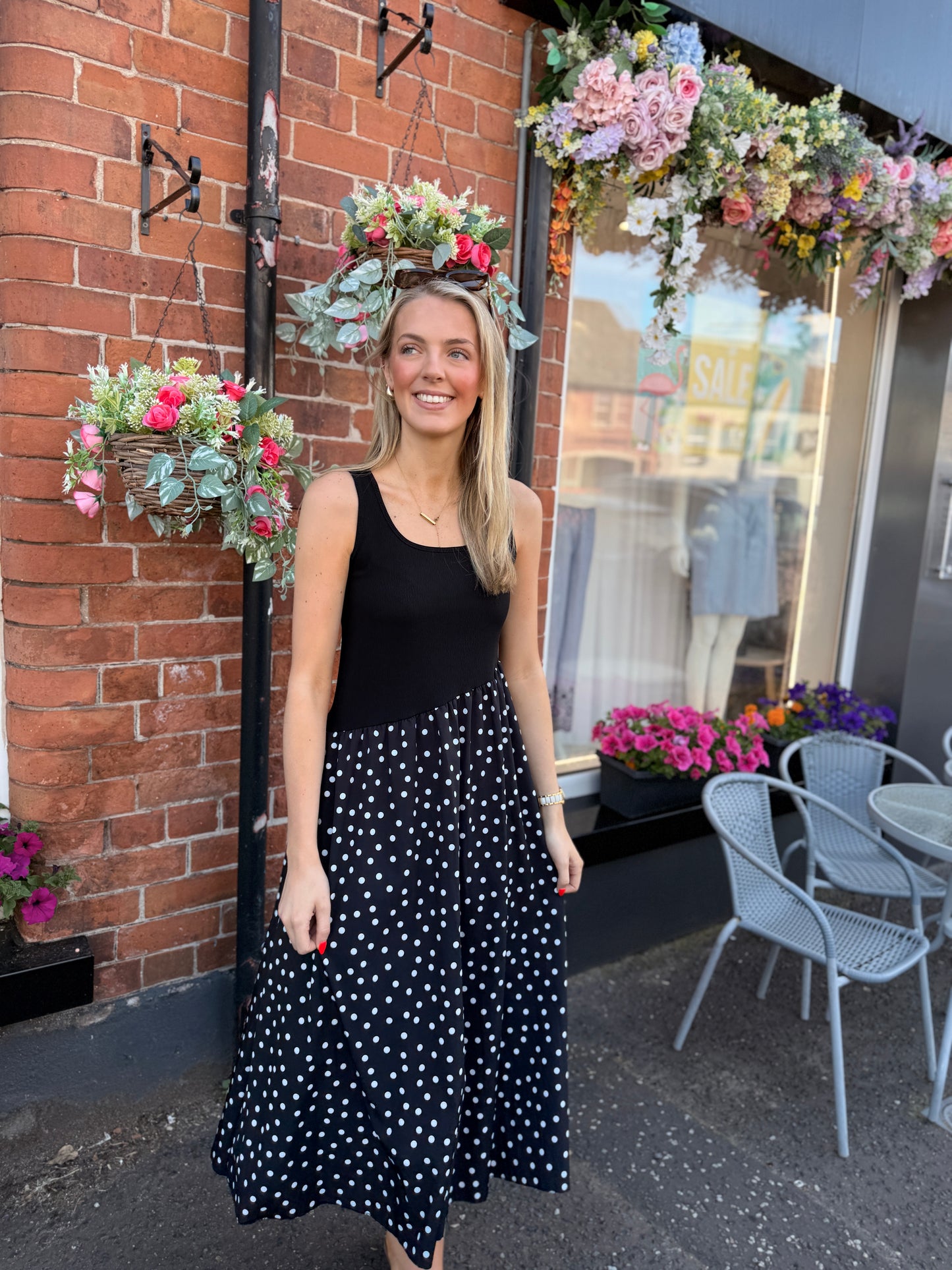Lela Polka Dot Dress