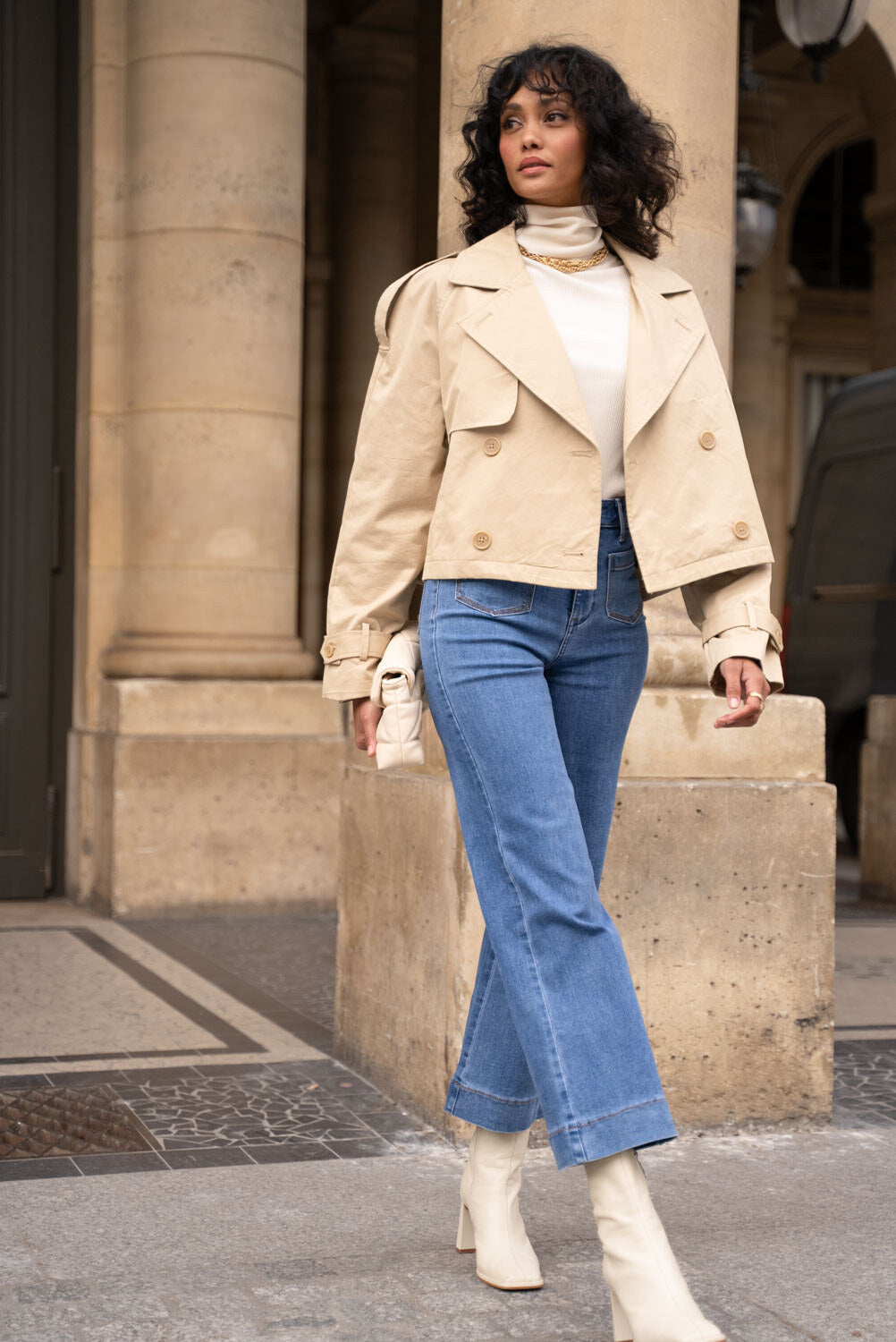 Gasparette Wide Jeans Blue