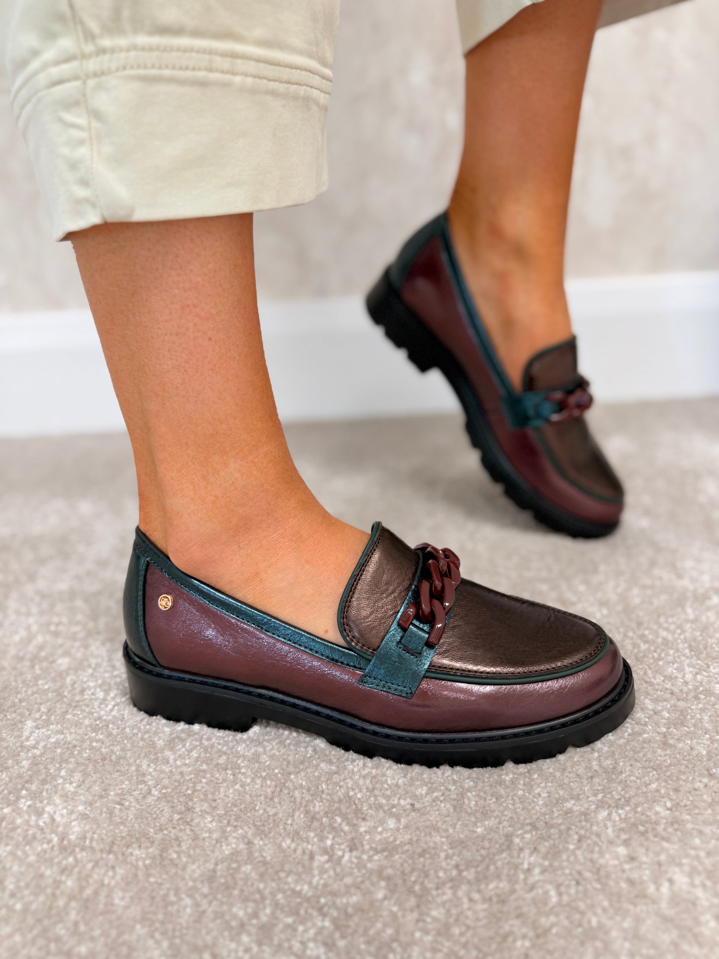 Daqia One Port Mix loafers
