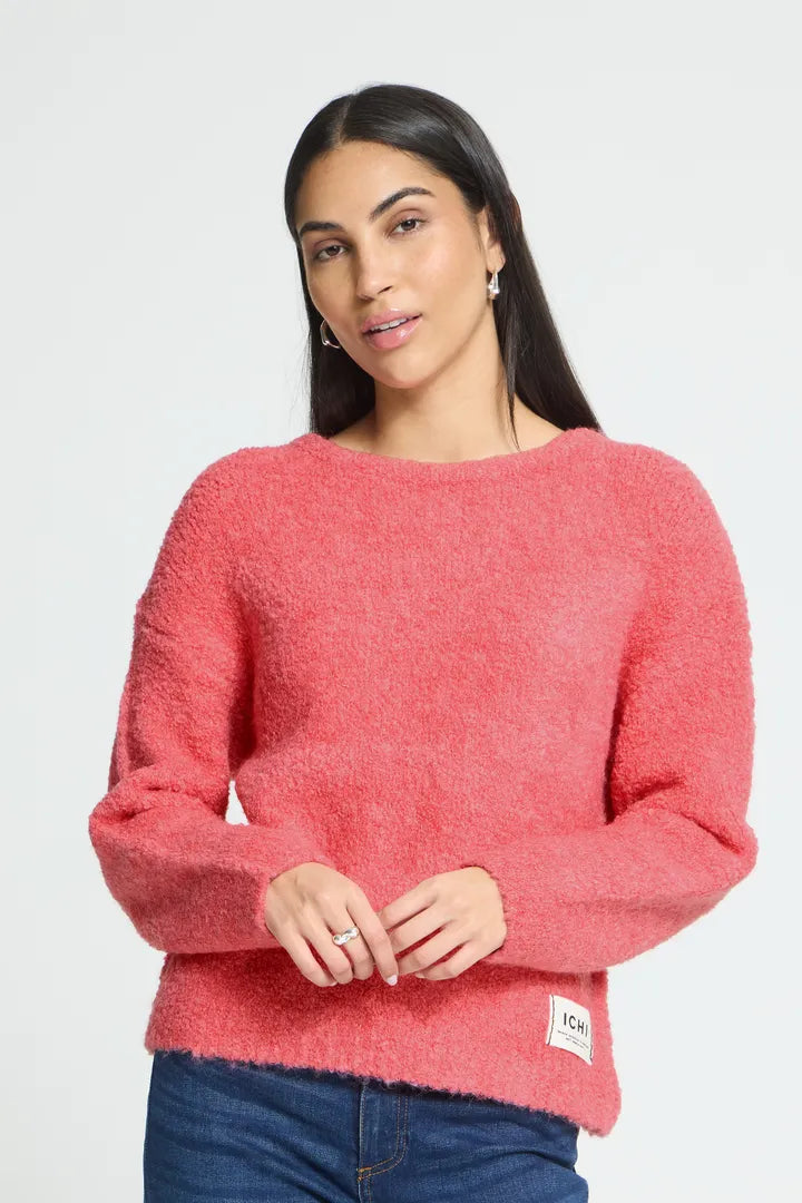Sarisa LS Jumper Salmon Pink