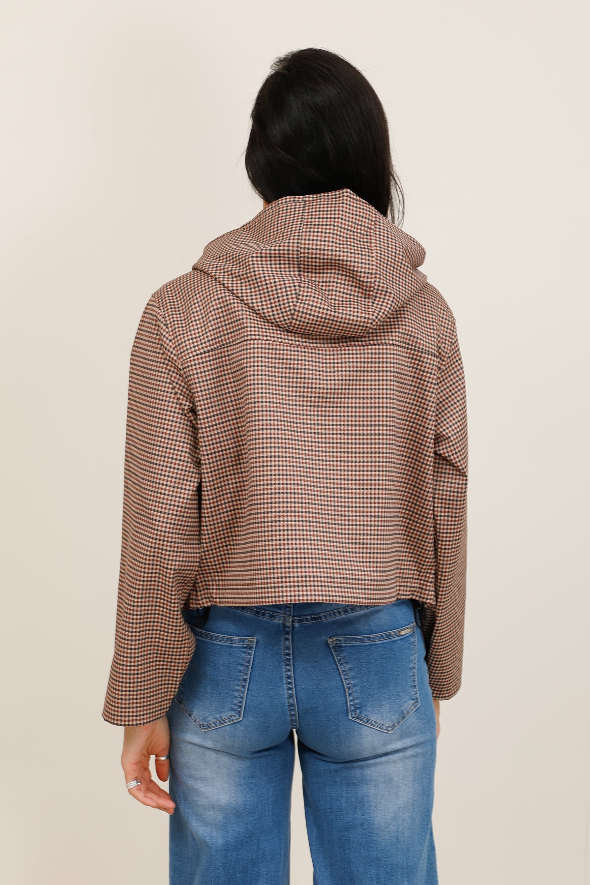 Caramel check jacket