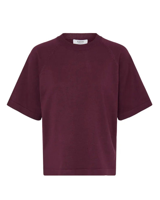 Morla SS Jumper Burgundy