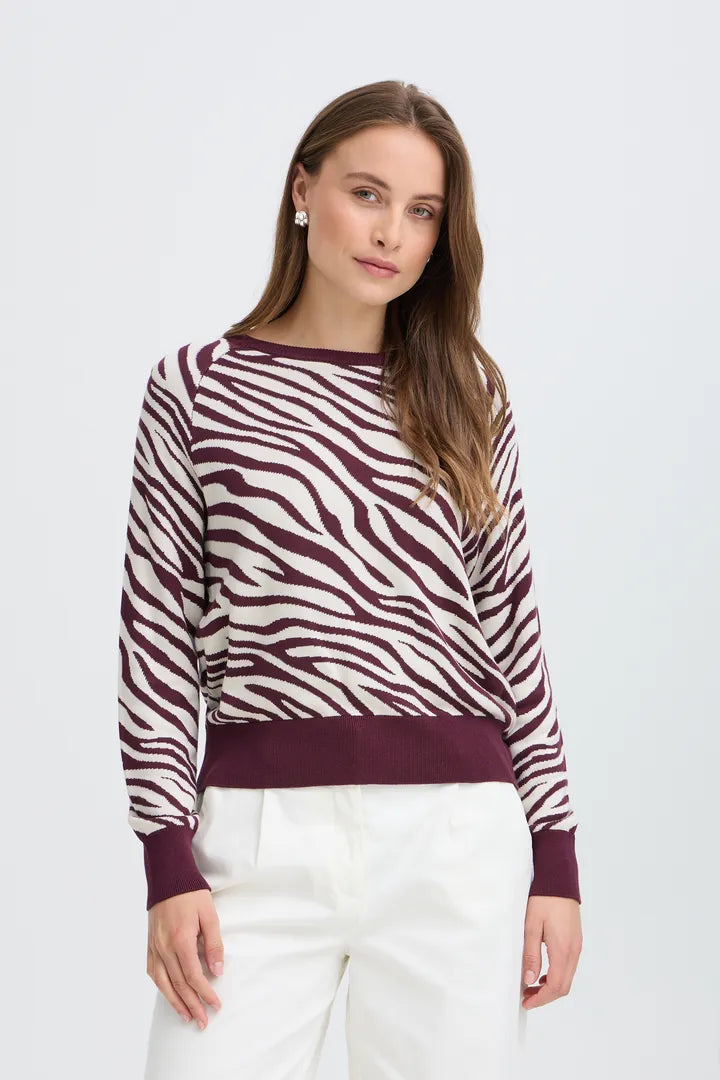 Morla Oneck Jacquard Jumper