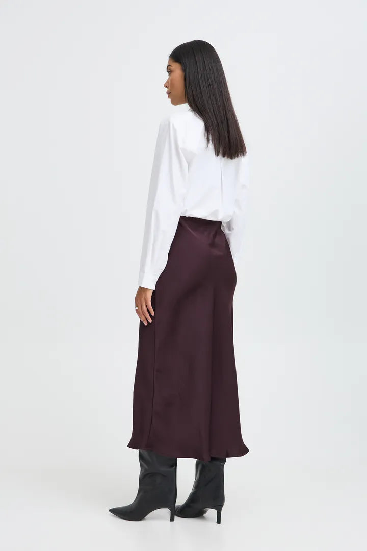 Dacanna Midi Skirt Plum