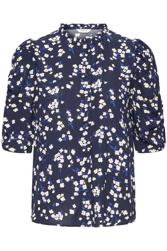 Josa Puff Shirt Navy