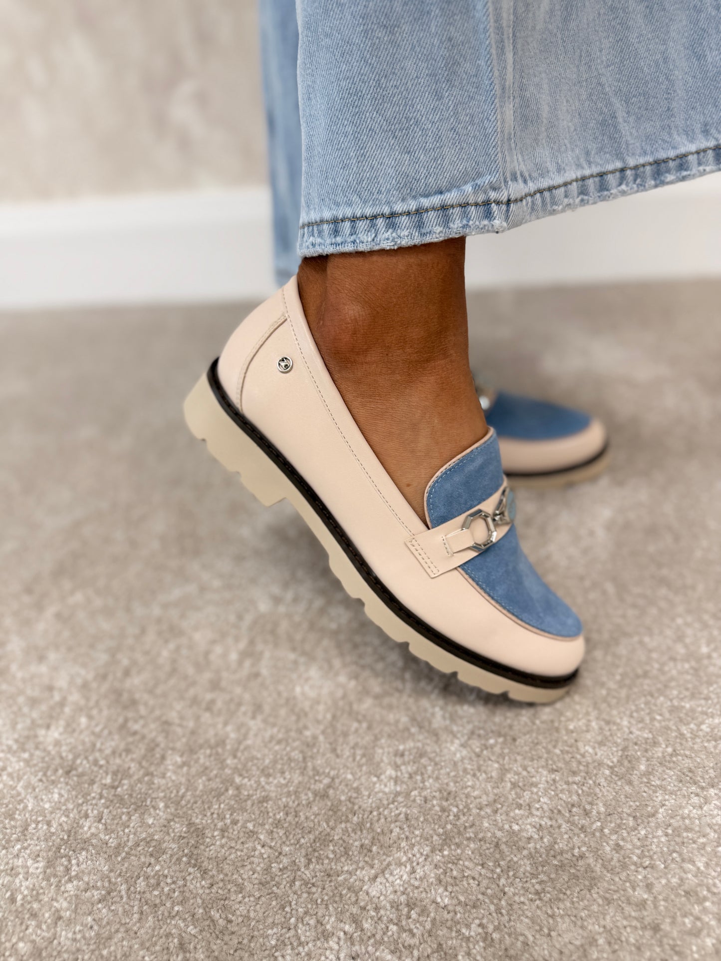 Saphin One Sky Blush Loafers