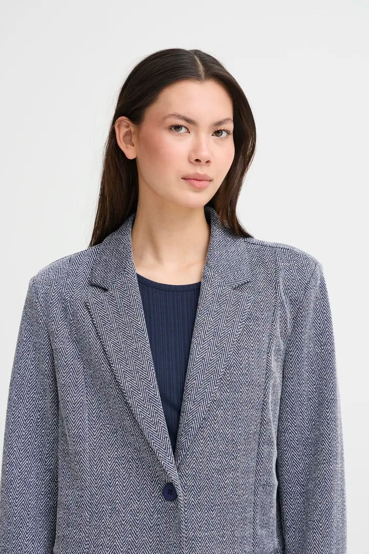 Kate Jacquard Oversized Blazer