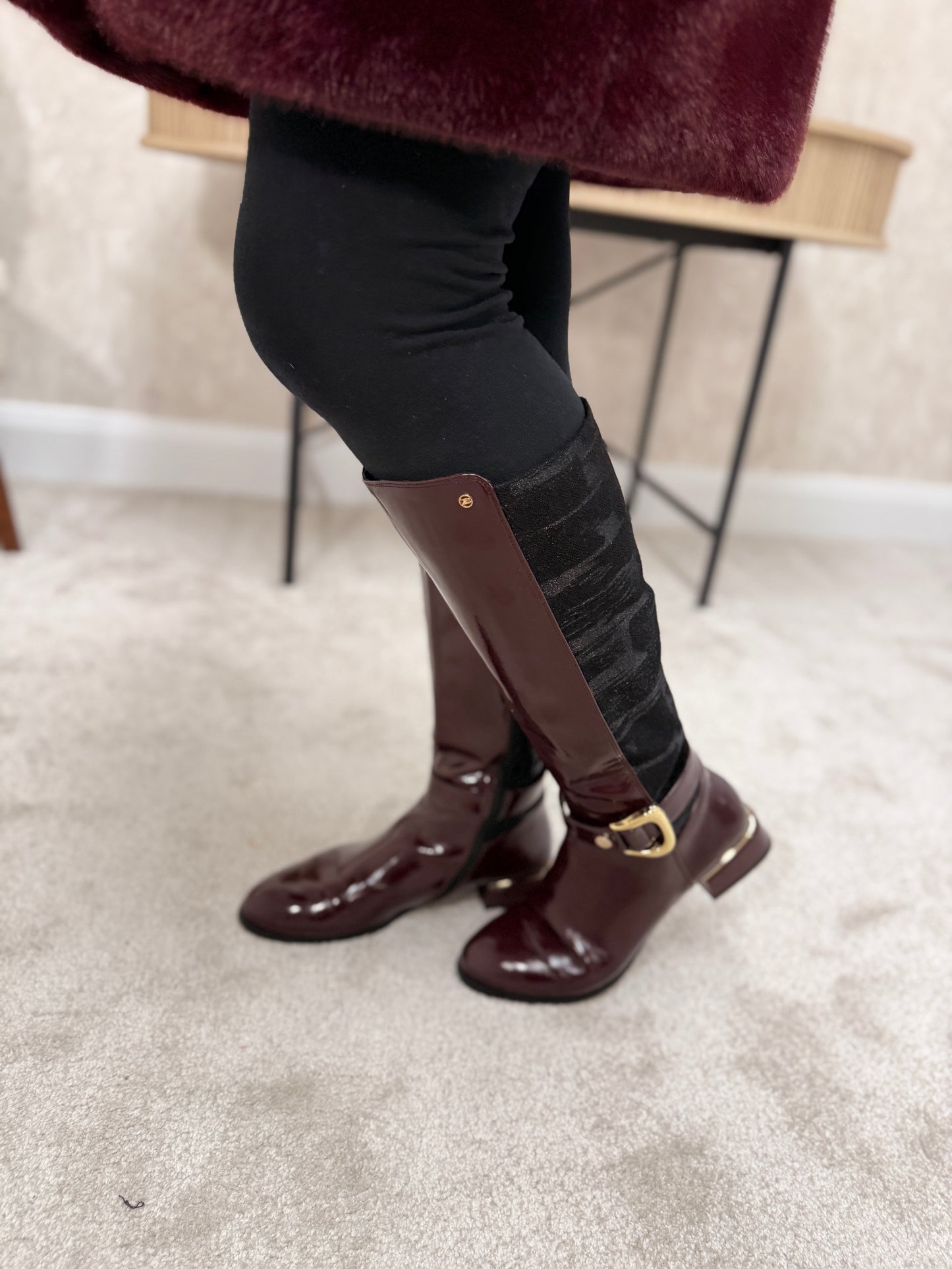 Kendari Port Shimmer Long Boots