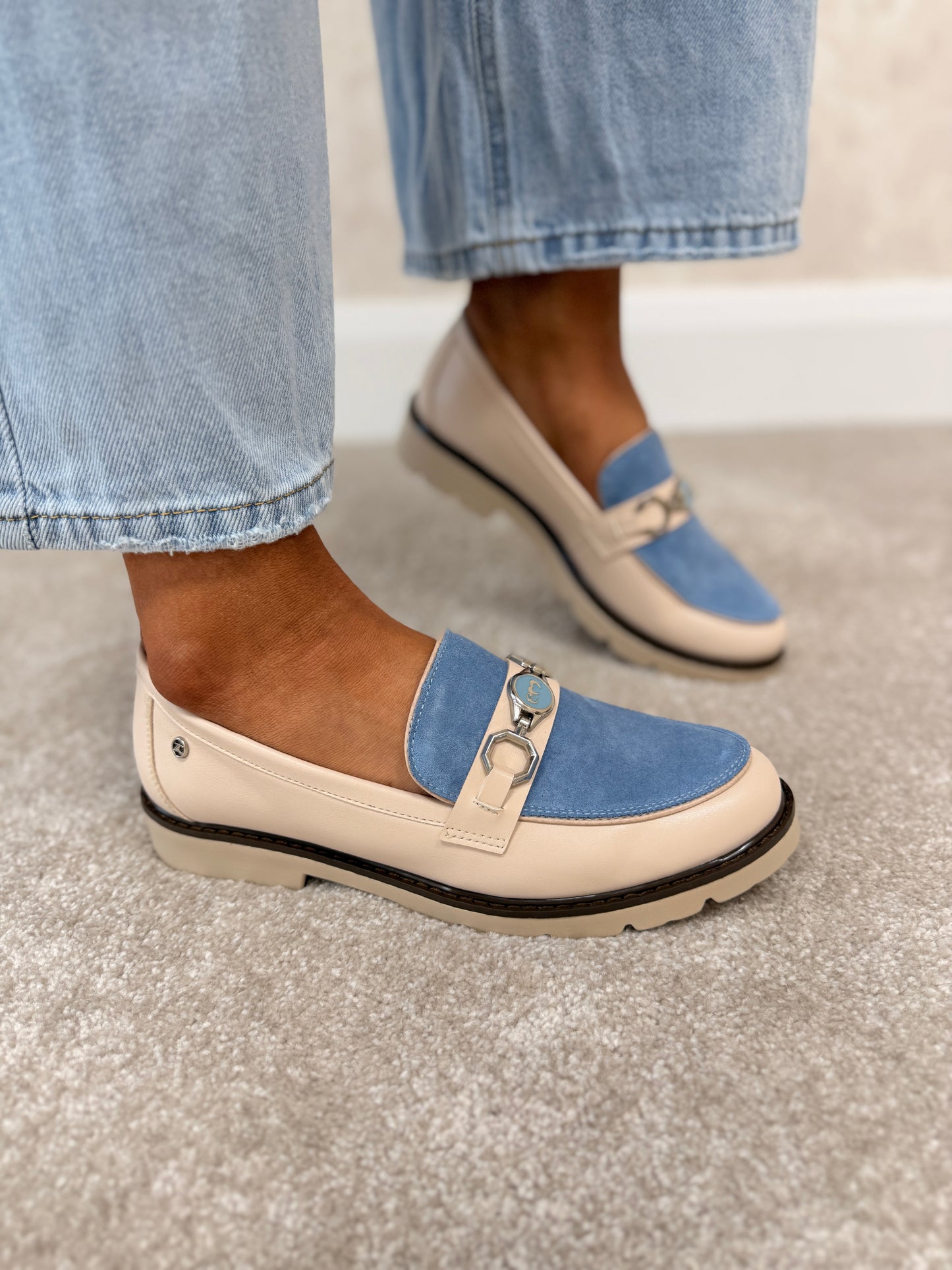 Saphin One Sky Blush Loafers