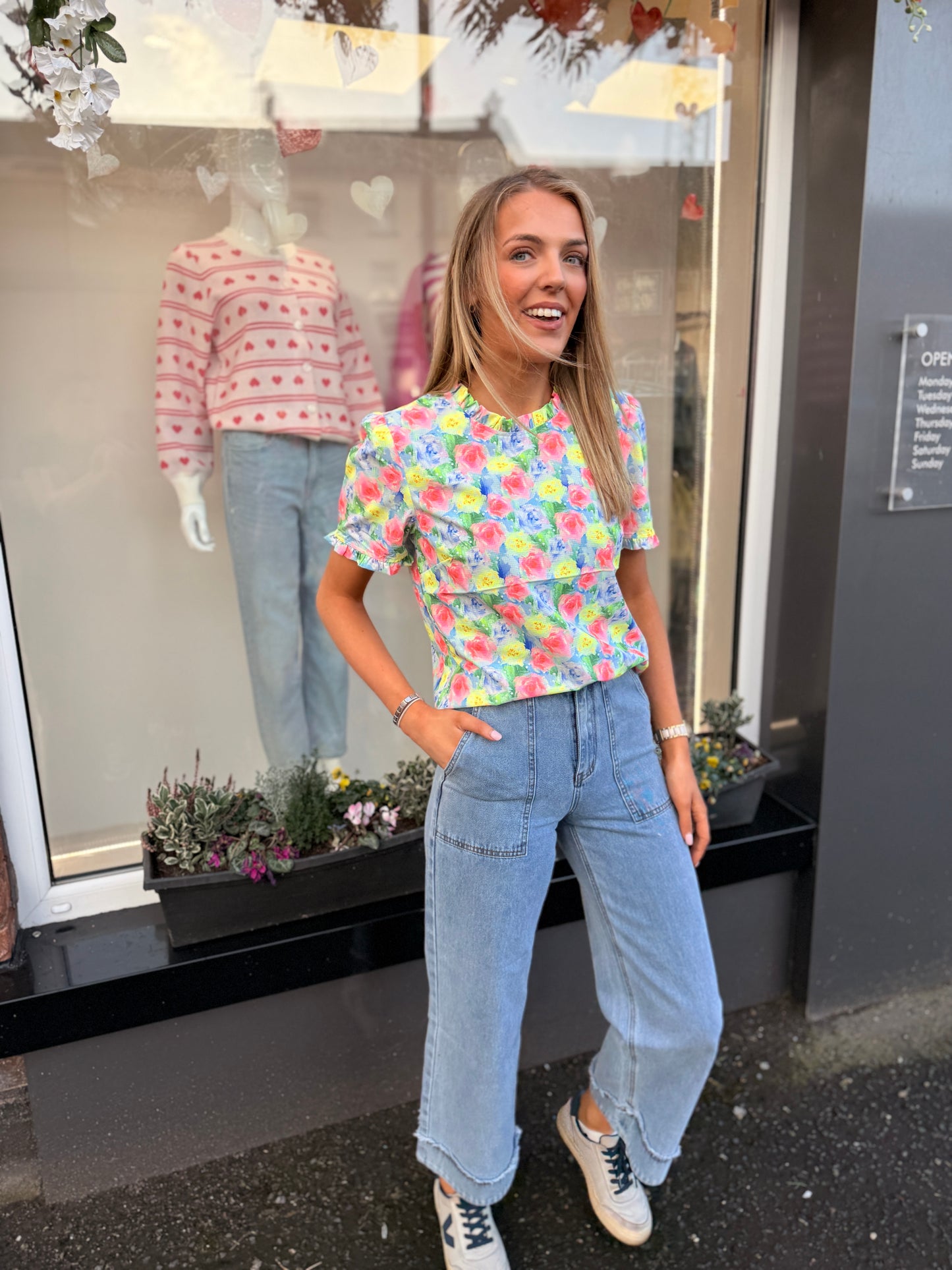 Sao Floral Top
