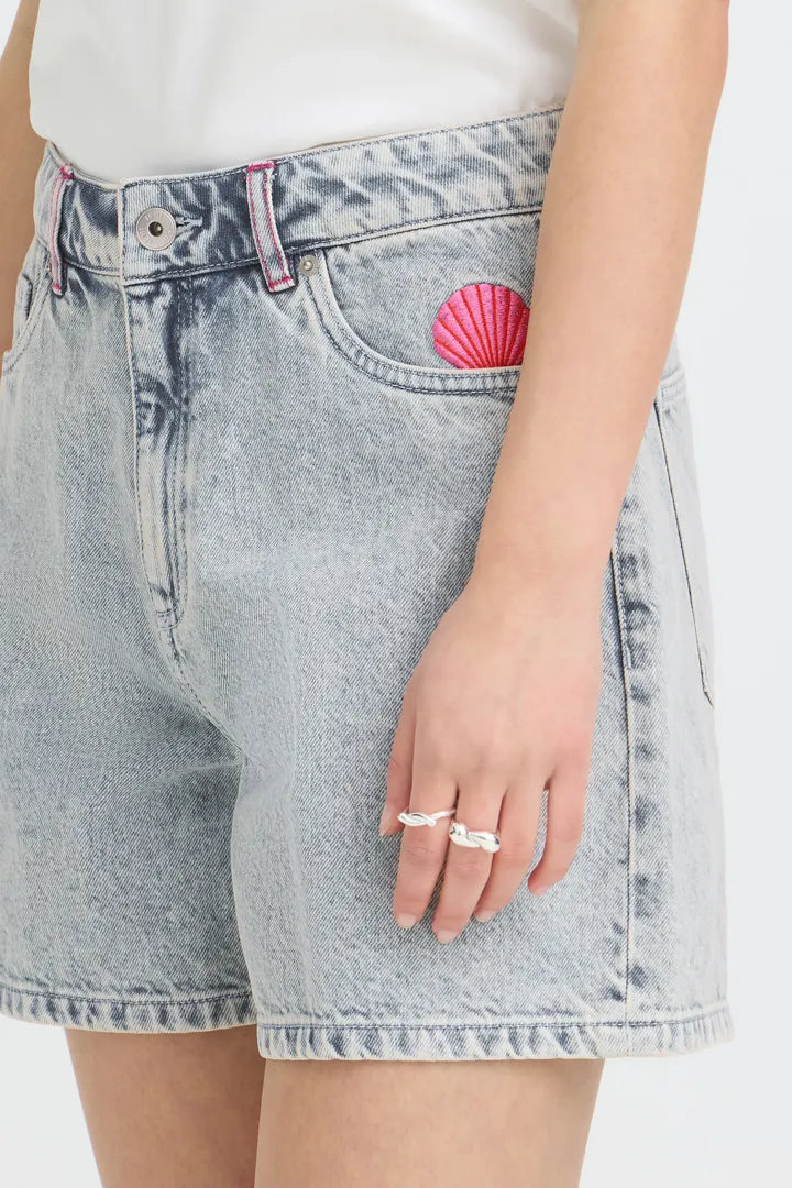 Lavenny Denim Shorts