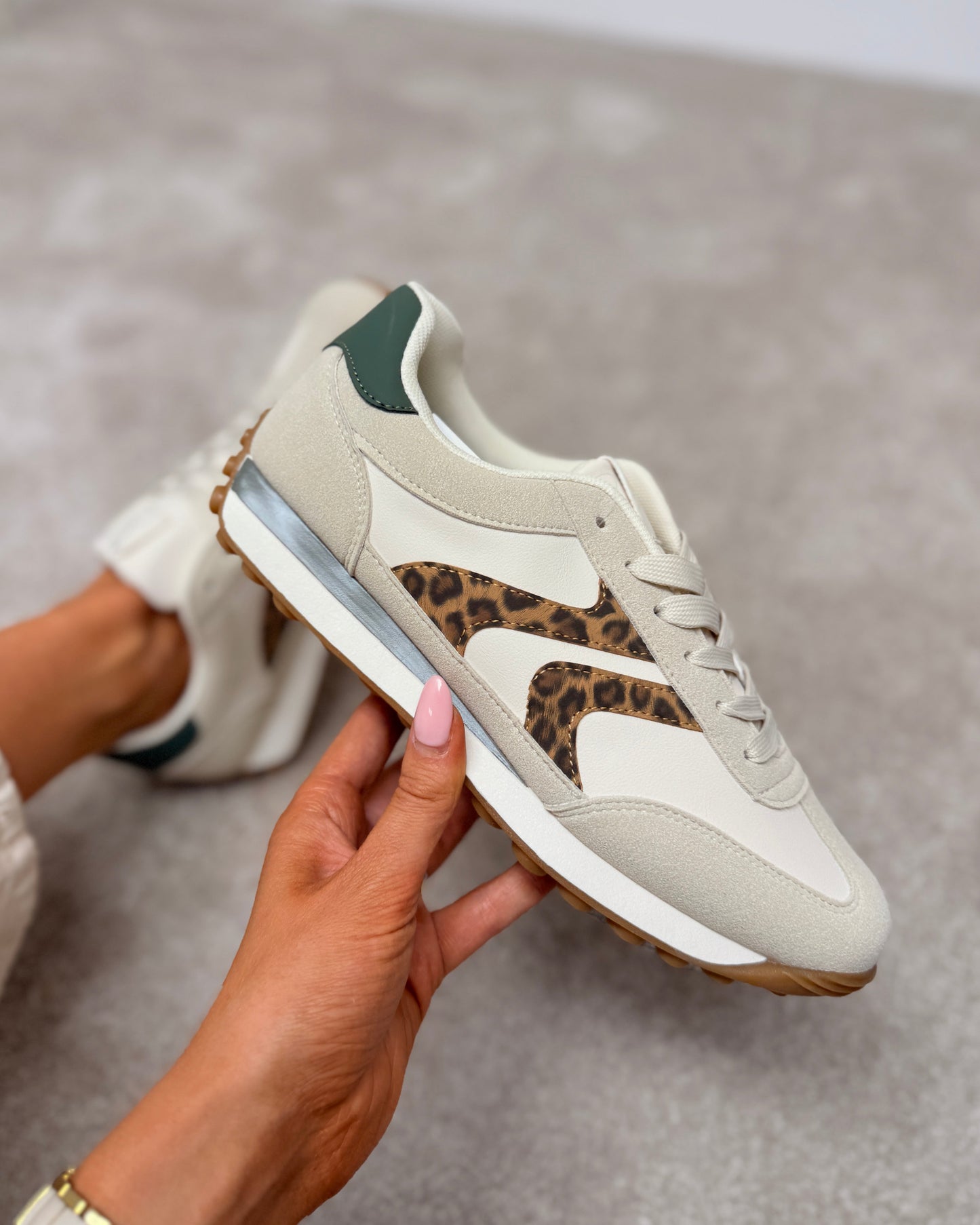Lunar Janey Beige Trainers