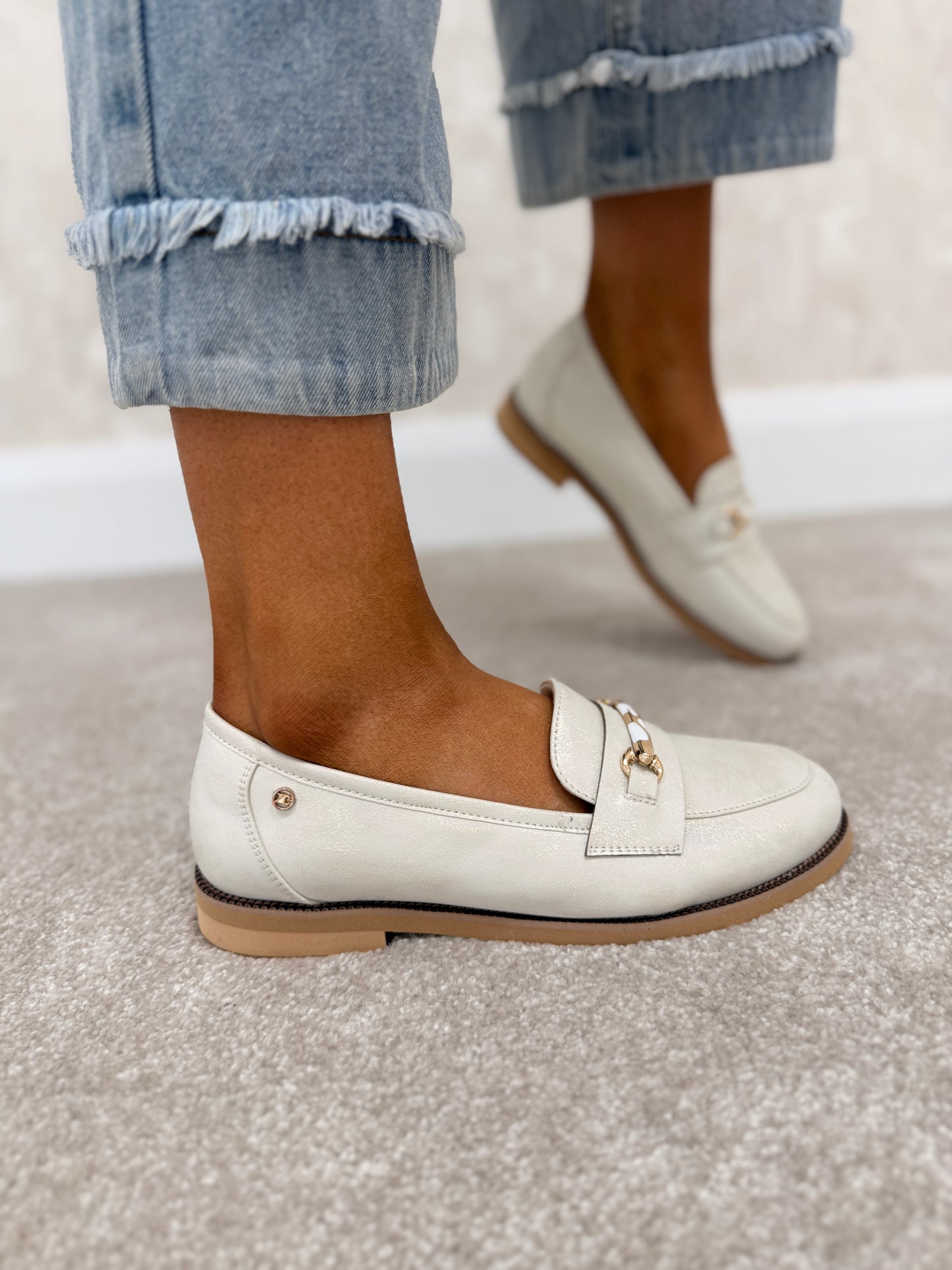 Yangon One Ivory Loafers