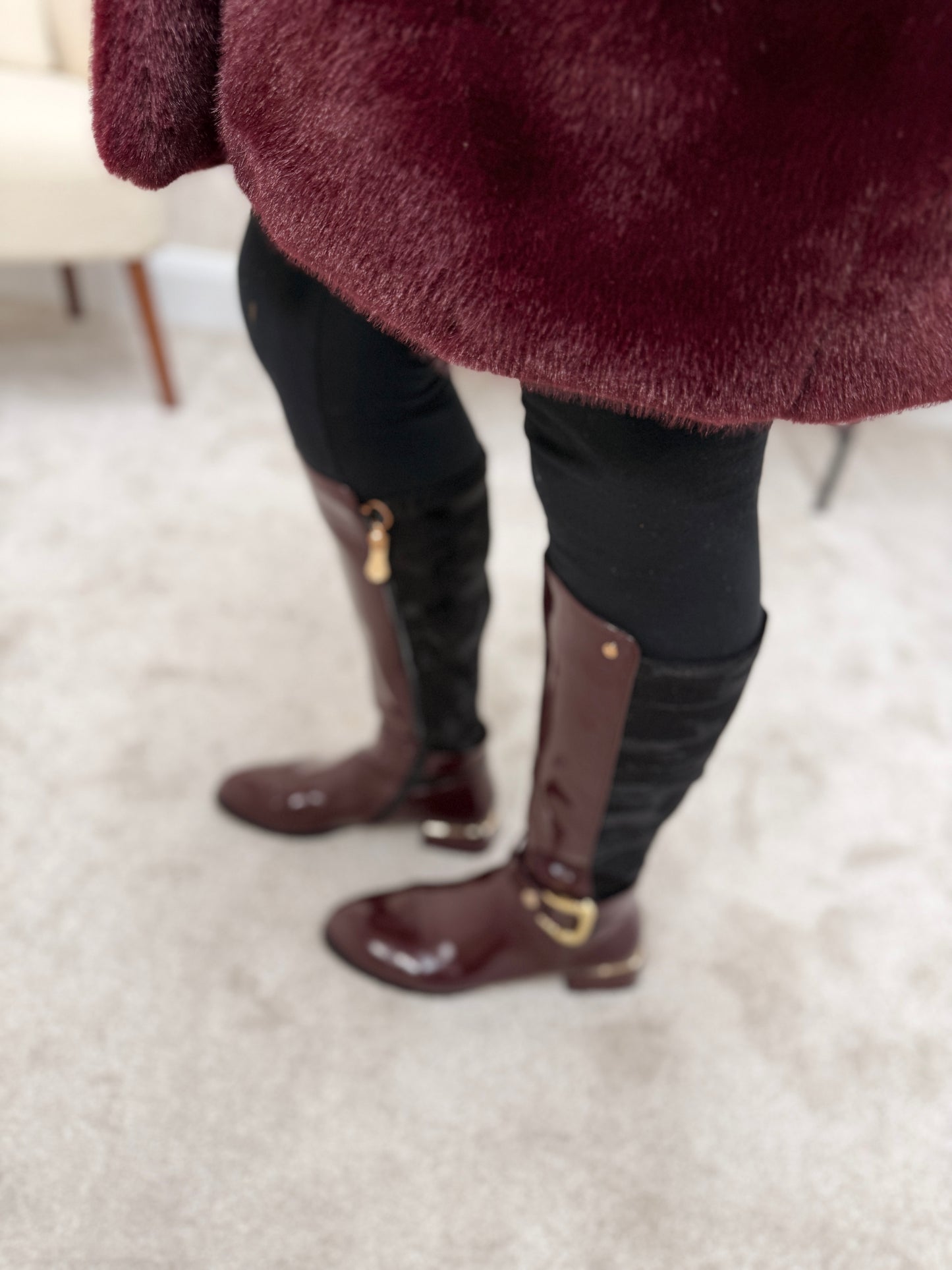 Kendari Port Shimmer Long Boots