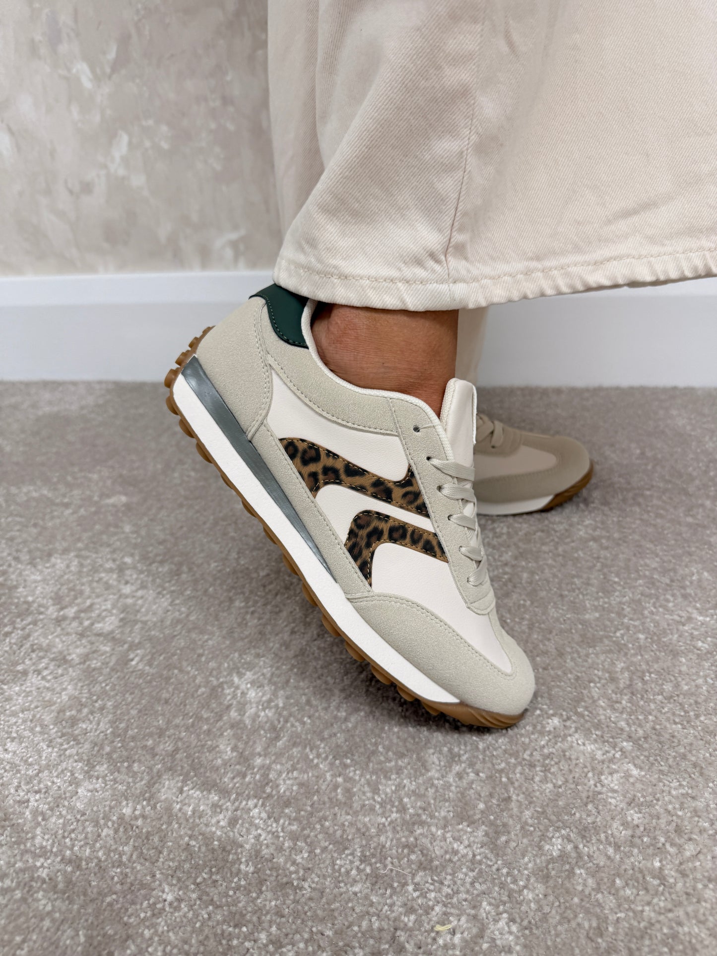 Lunar Janey Beige Trainers