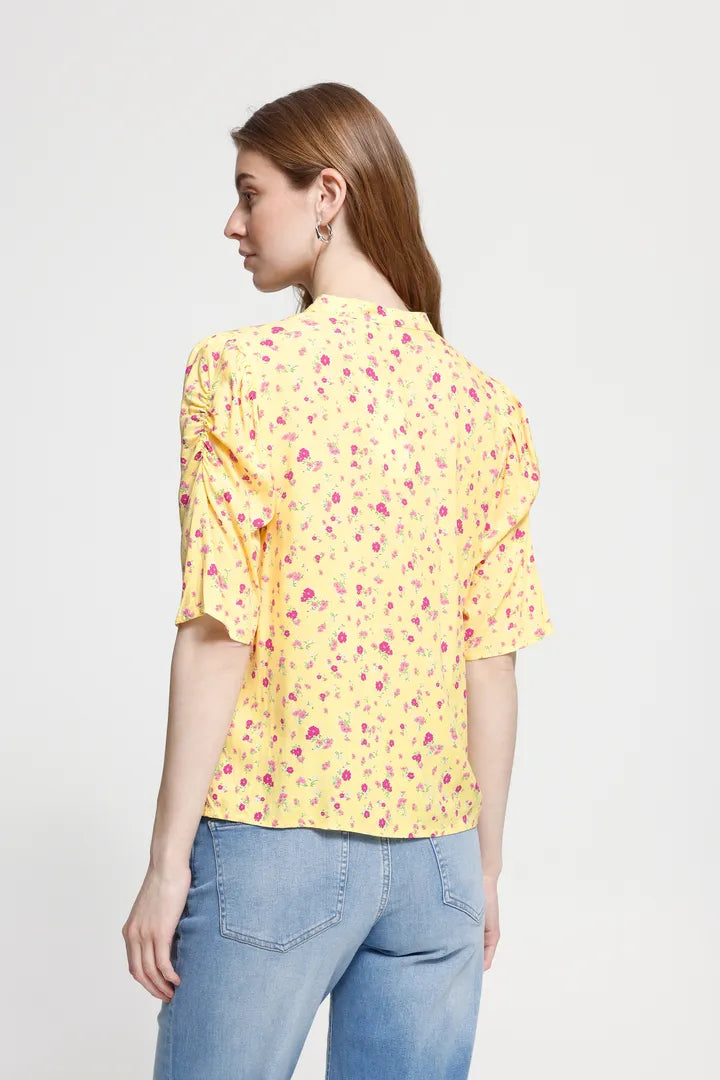 Vera Shirt Lemon Pink Blouse