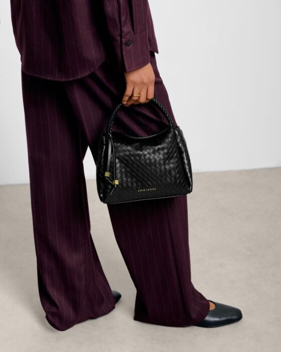 KLB4212 Nova Texture Top Handle Bag Black