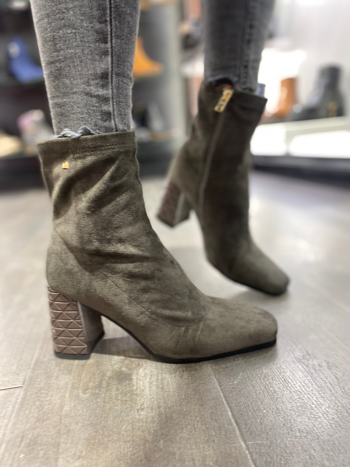 It&#39;s My Life Winter Fog Grey Boots
