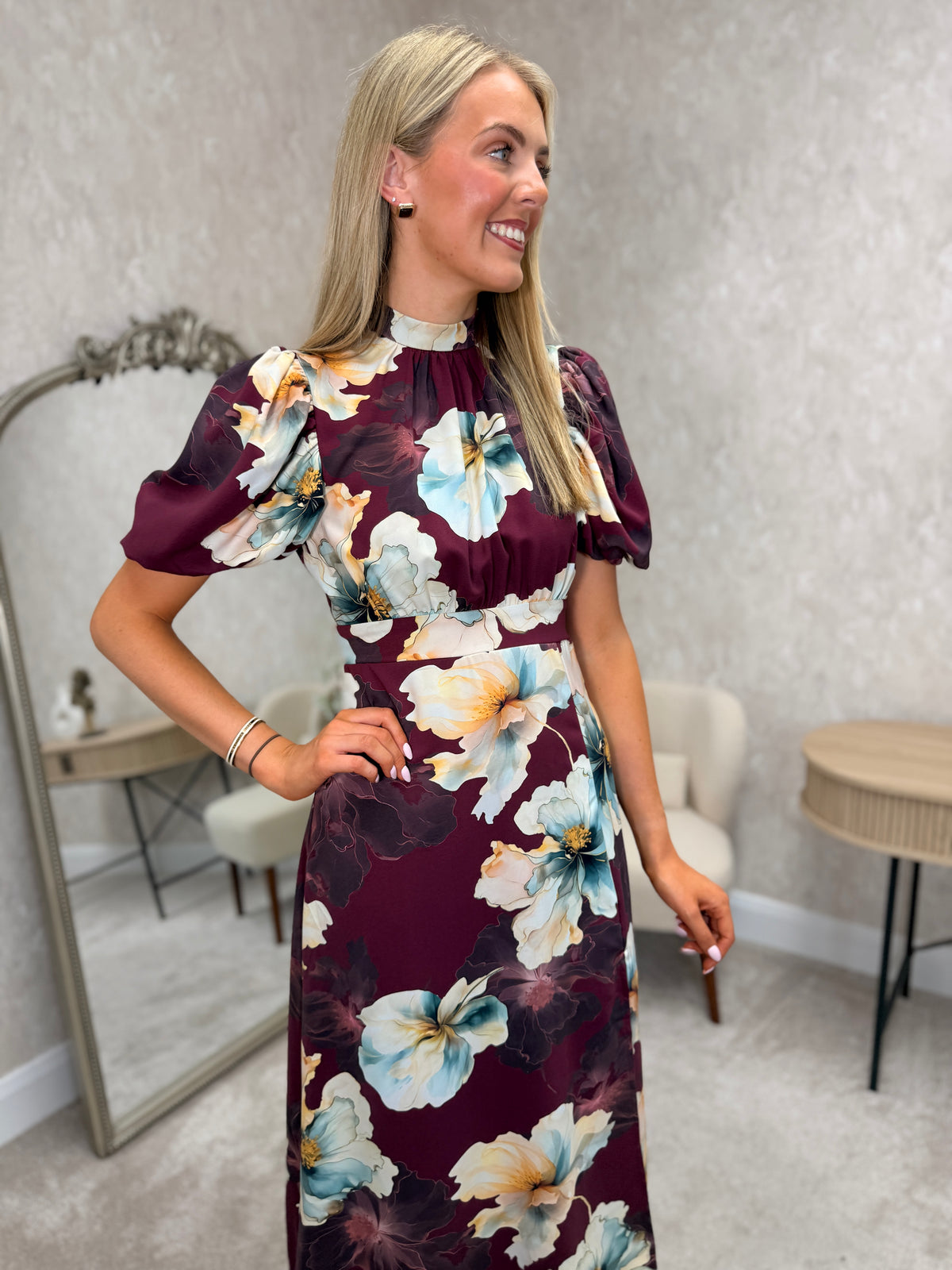 Lilith Flower Puff Dress