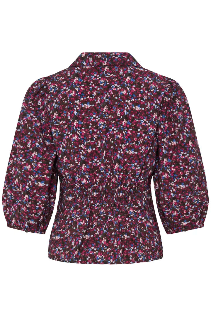 Inari Burgundy Floral Shirt