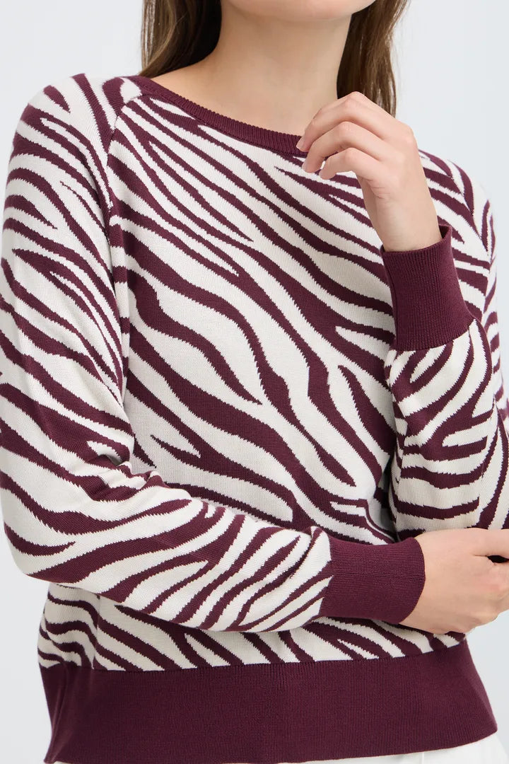 Morla Oneck Jacquard Jumper