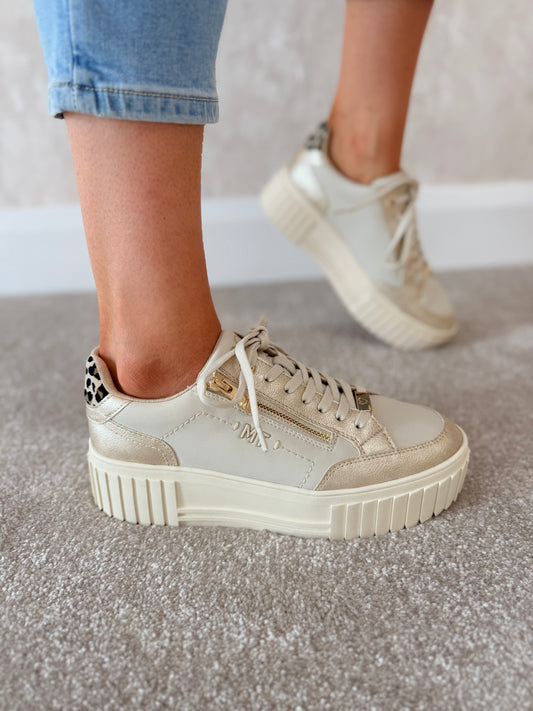 Cream Comb Trainers