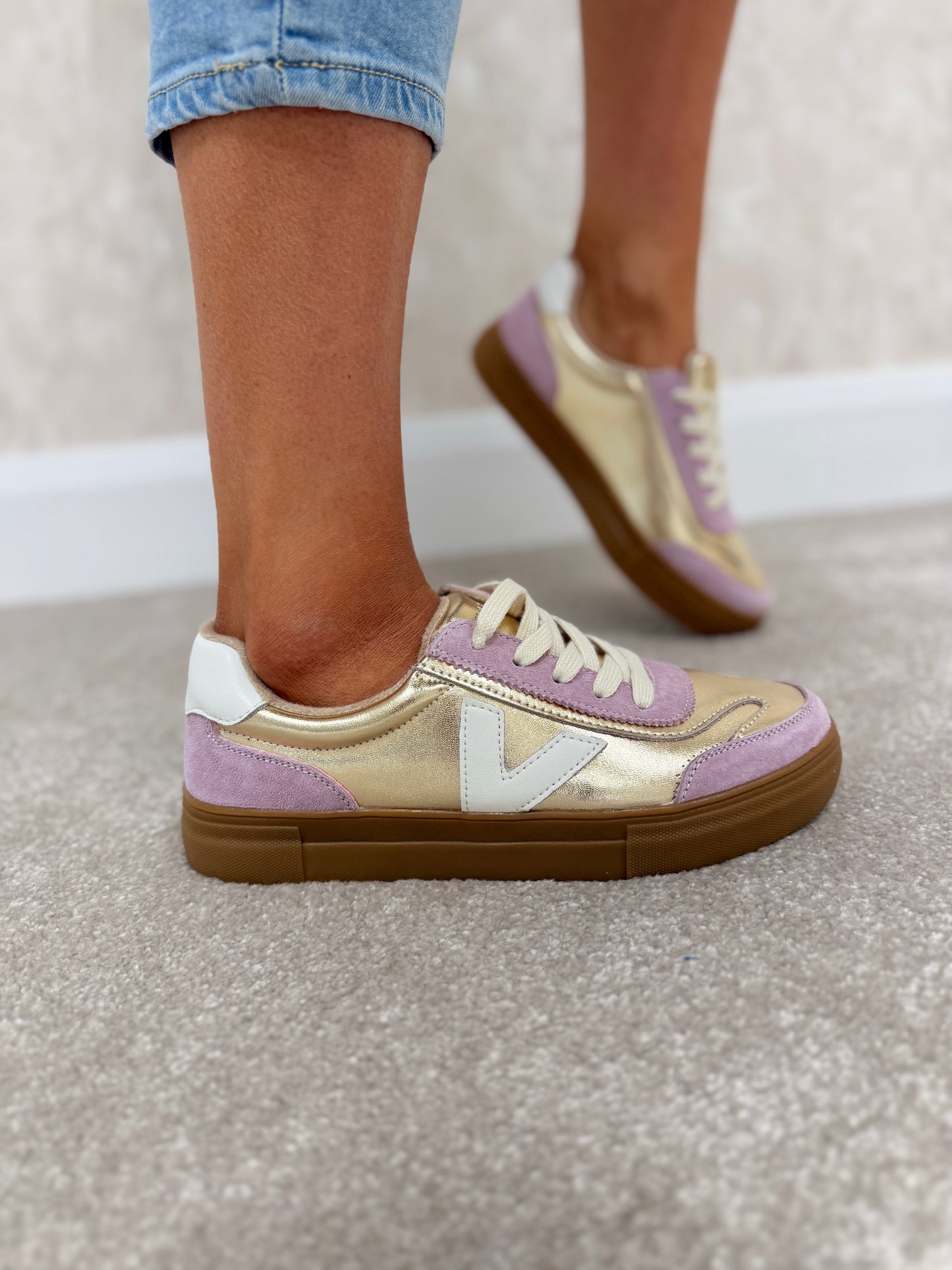 Eighty Golden Musk Trainers