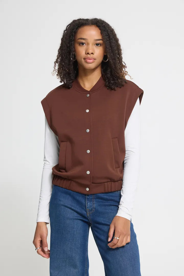 Cozy Brown Waistcoat
