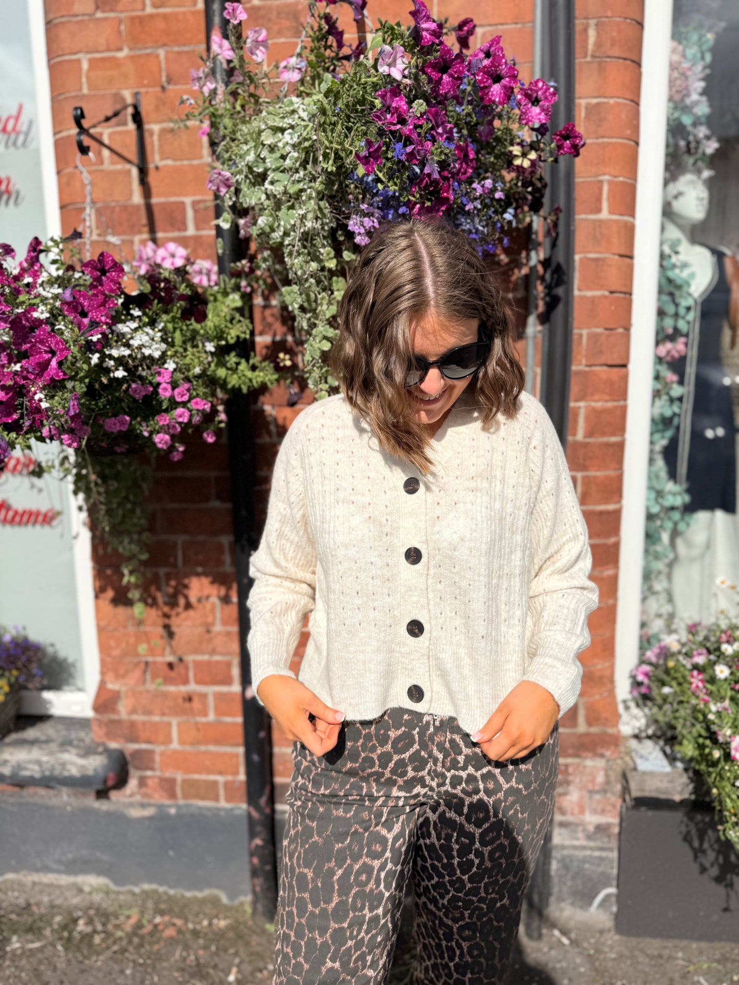 Monna Cream Cardigan