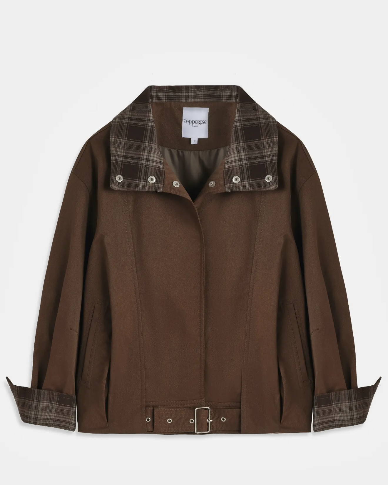 Brown Plaid Jacket