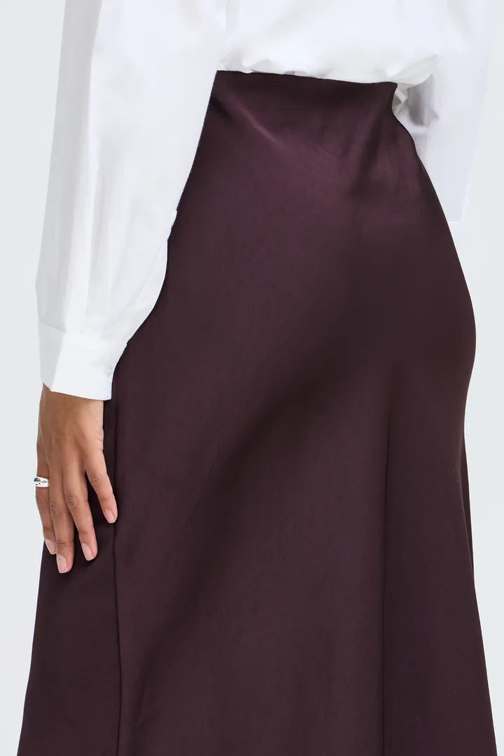 Dacanna Midi Skirt Plum