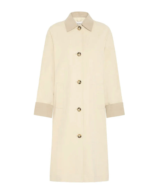 Agata Straight Cut Trench Coat