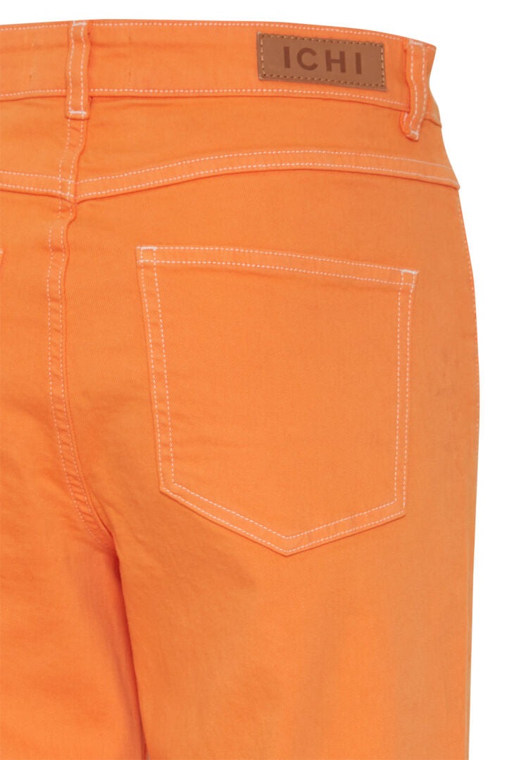 Cenny Orange Straight Leg Jeans