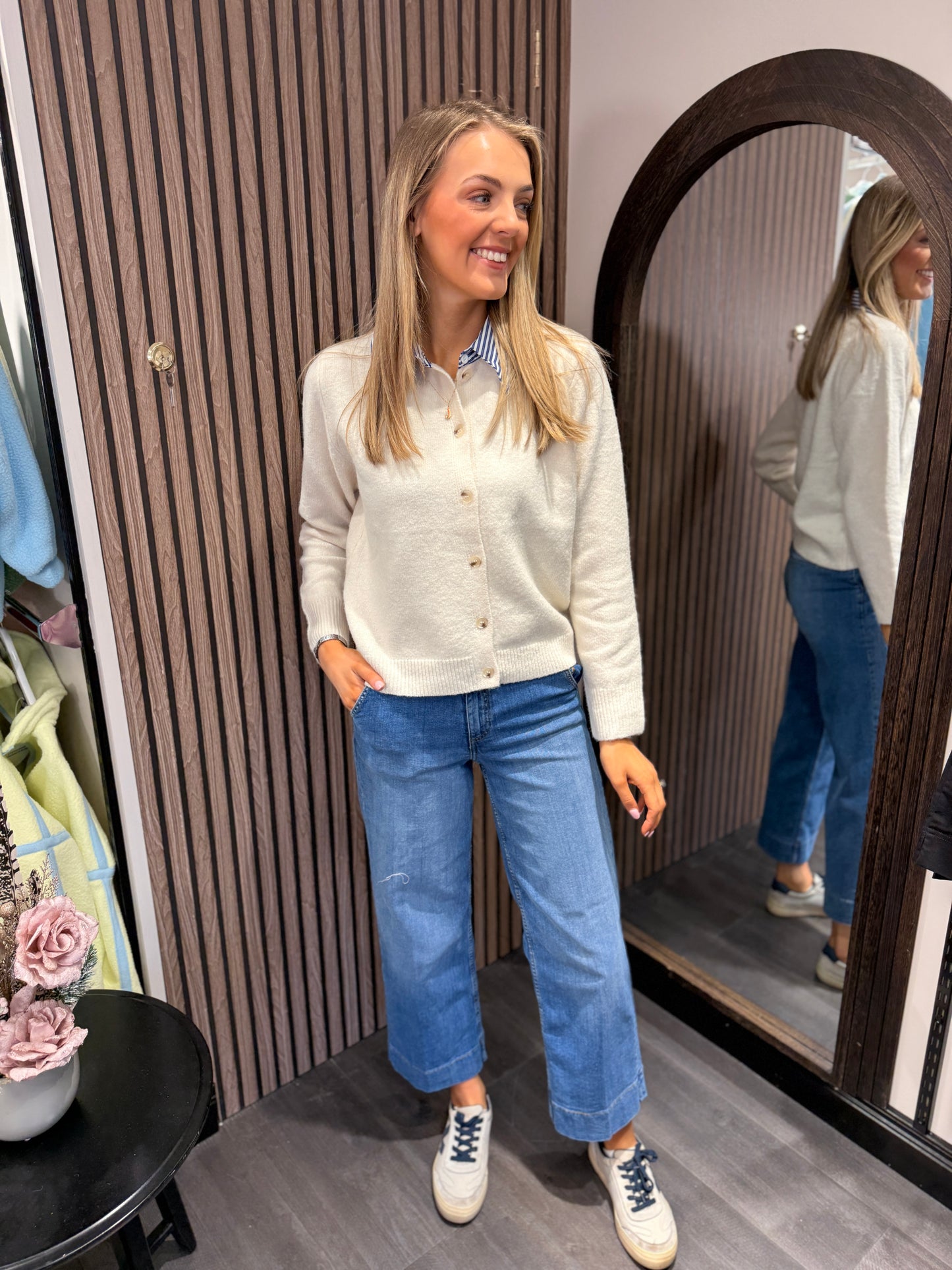 Cream Collared Jumper 2020