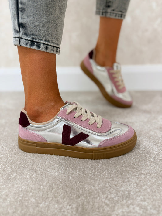 Eighty Chrome Candy Trainers