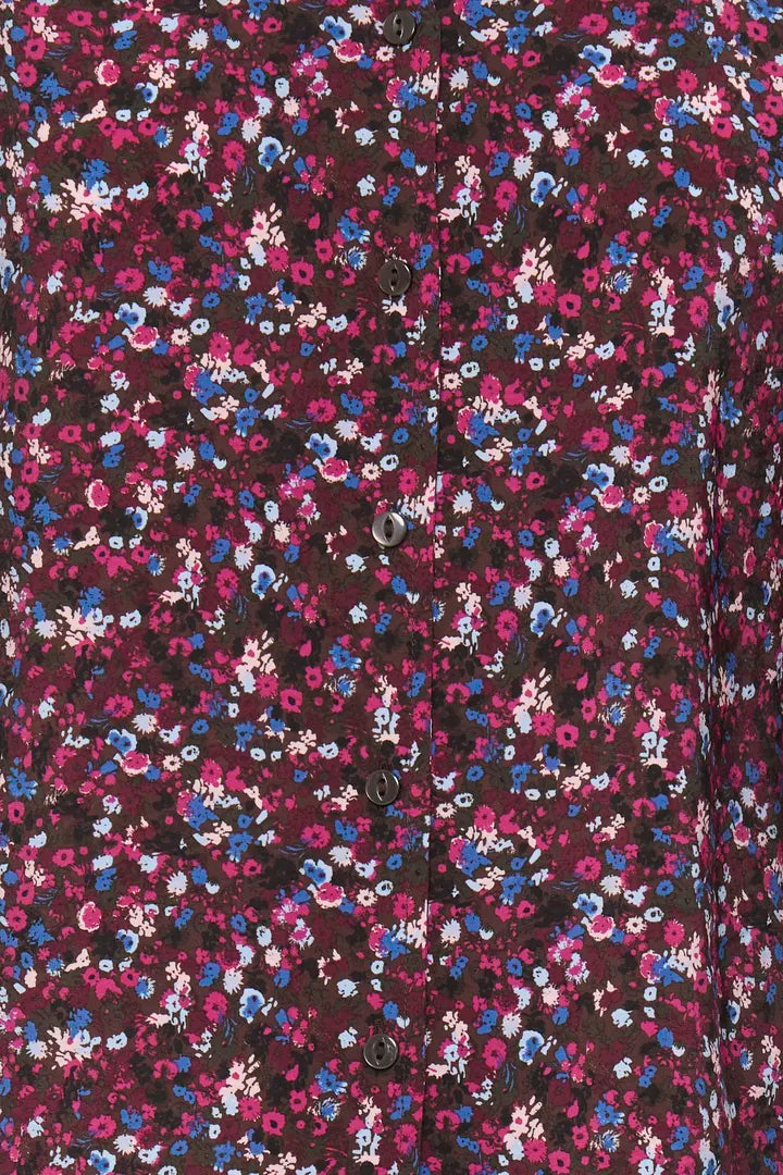 Inari Burgundy Floral Shirt