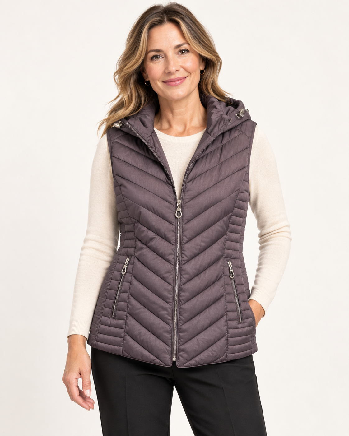 Yew Burgundy Gilet