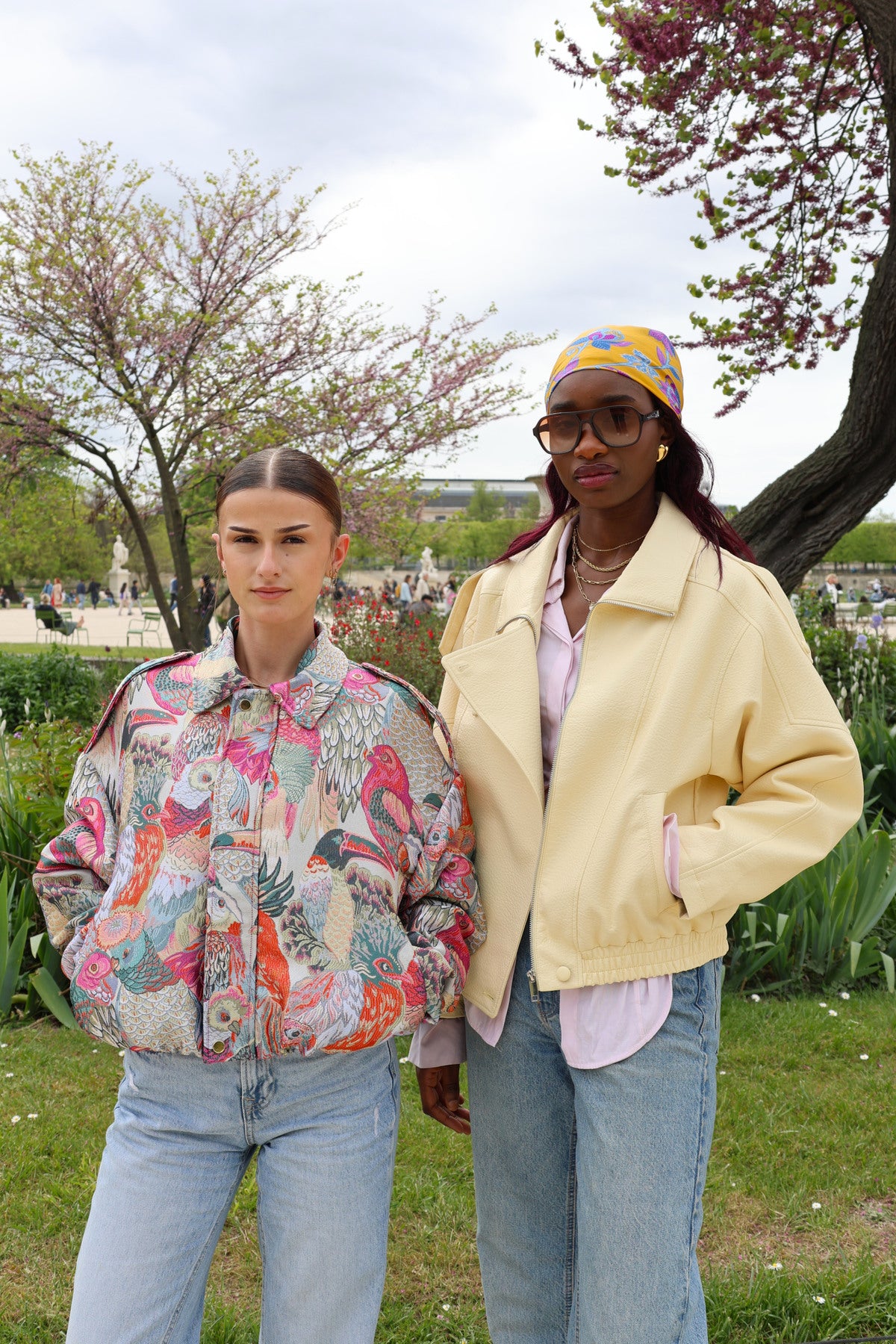 Faux Leather Jacket Lemon
