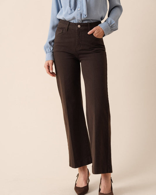 Brown Vienna wide jeans